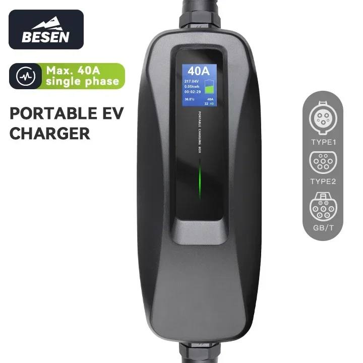Portable Ev Charger - Cargador Portátil para Vehículos Eléctricos BESEN