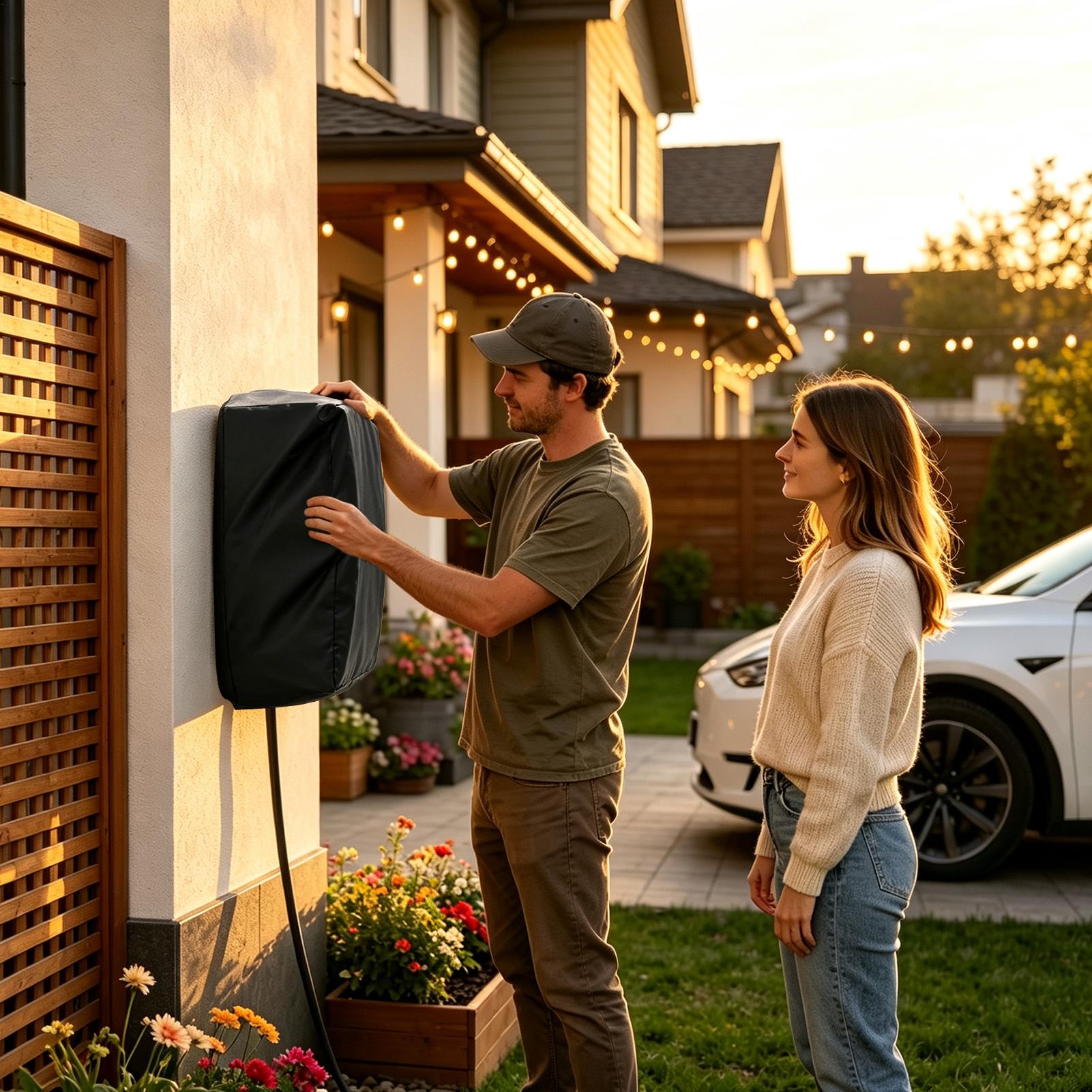 Cubierta para cargador de vehí - Ev Charging Pile reseña y precio