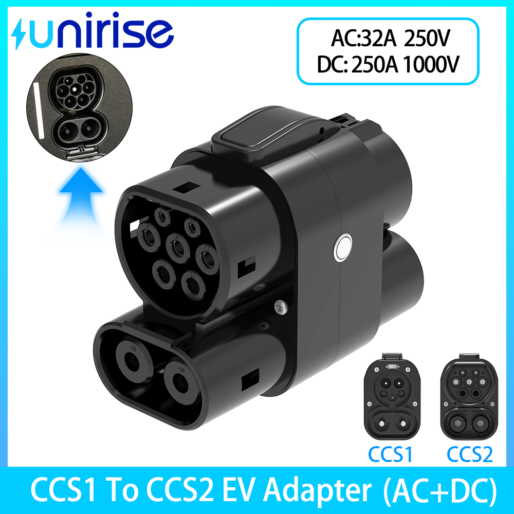 Adaptador CCS1 a CCS2 para veh - Ccs2 To Ccs1 Fast Charge Adapter 250Kw reseña y precio