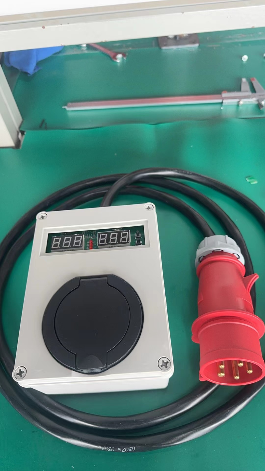 Nuevo cargador de coche eléctr - Portable Ev Charger 32A Type 2 Cee Plug reseña y precio